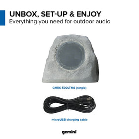Gemini speakers linked across yard showing synchronized multi-link benefit