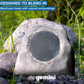 Gemini beside a water bottle for scale showing compact portable benefit