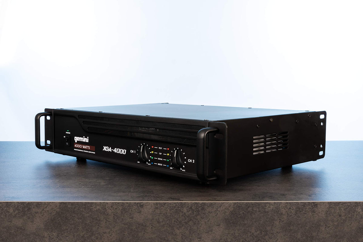Gemini XGA-4000 on-stage setup ready for club installs and touring gigs.