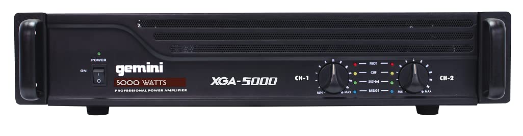 Gemini XGA-5000 bridge mode controls enable flexible stereo or mono setups for venues.