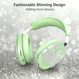 Generic 4-in-1 AirPods Max top cover sleeve with bling star detail.
