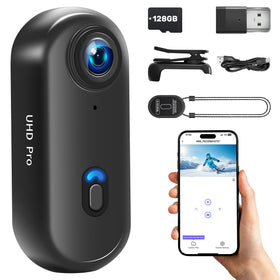 Generic 4K body camera pocket-friendly design for on-the-go recording.