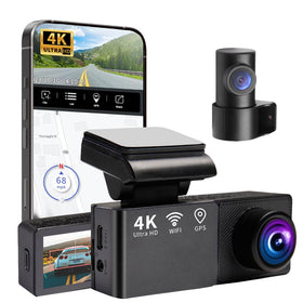 Generic front camera angled view showing crisp lens and clear road capture benefit