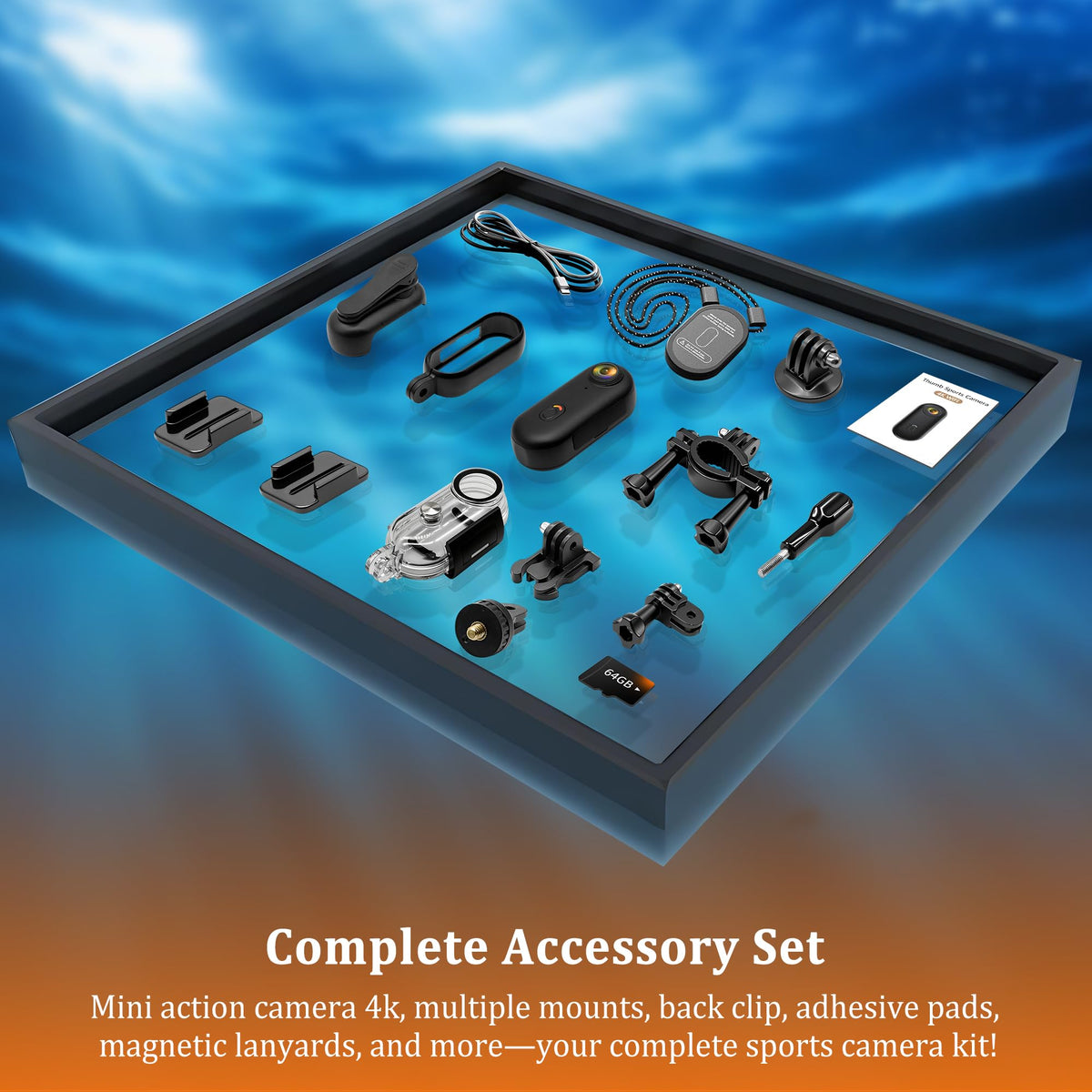 Generic Action Camera 4K note covers compatibility and setup tips.