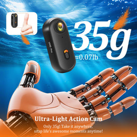 Generic Action Camera 4K with 120-degree wide-angle lens captures immersive outdoor scenes.