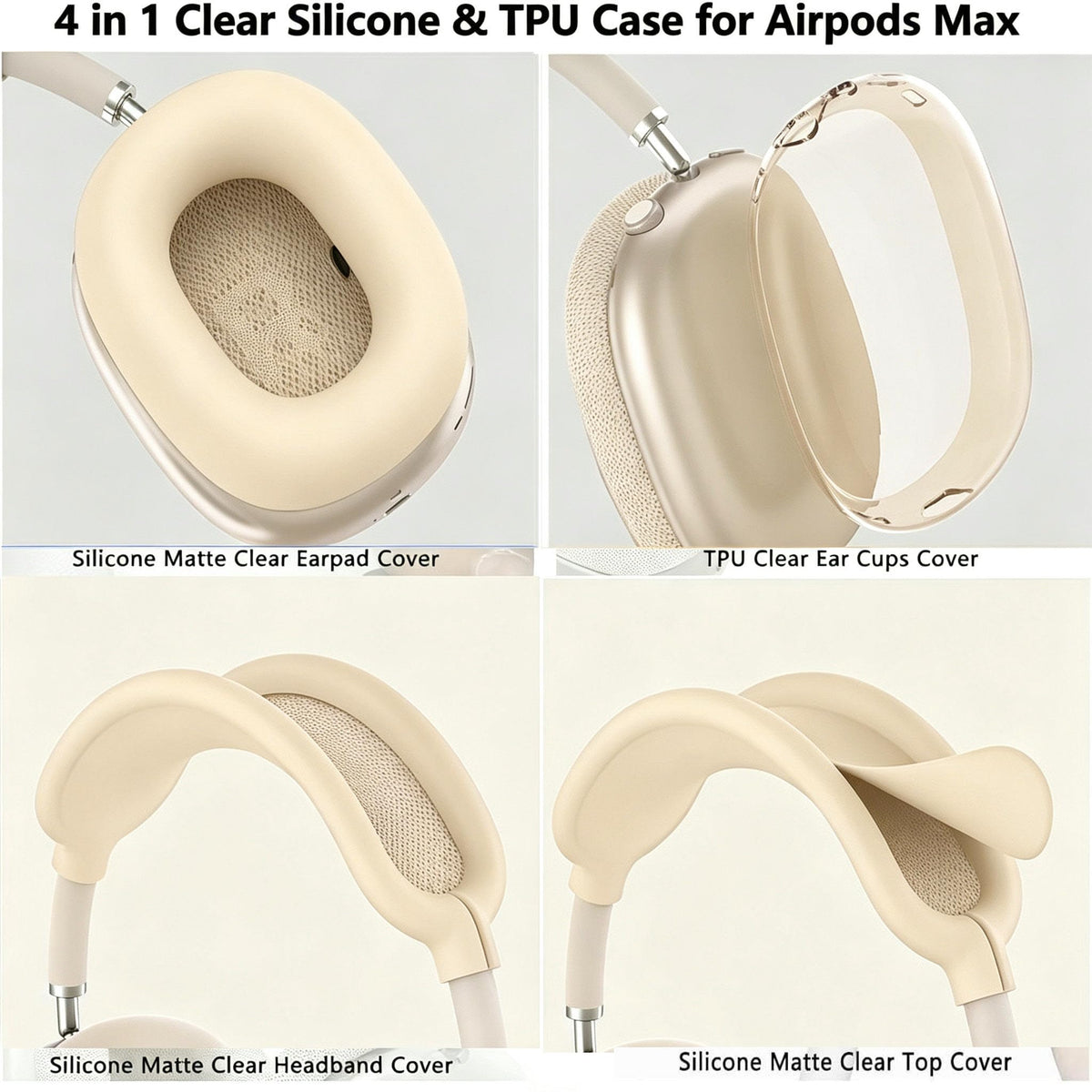 Generic AirPods Max worn during commute showing stylish protection benefit
