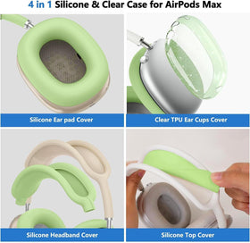 Generic AirPods Max case cover provides easy installation without tools.