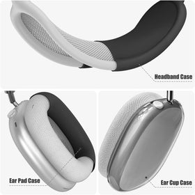 Generic brand AirPods Max headband sleeve top view showing snug fit and sweat resistance
