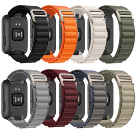 Generic Alpine Loop band on Apple Watch Ultra 49mm — durable comfort during workouts.