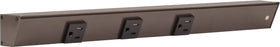 Generic APT angled power strip with three receptacles for easy access