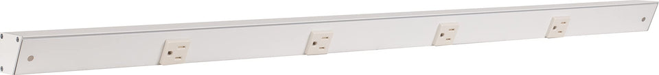 Generic Task Lighting APT angled power strip front view showing hidden outlets