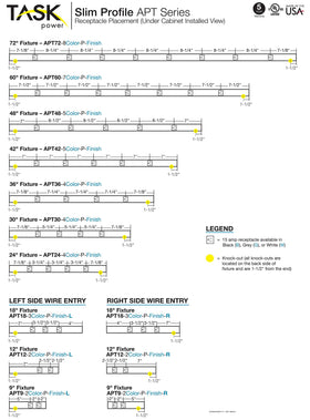 Generic APT single Romex wiring enables neat, easy setup.
