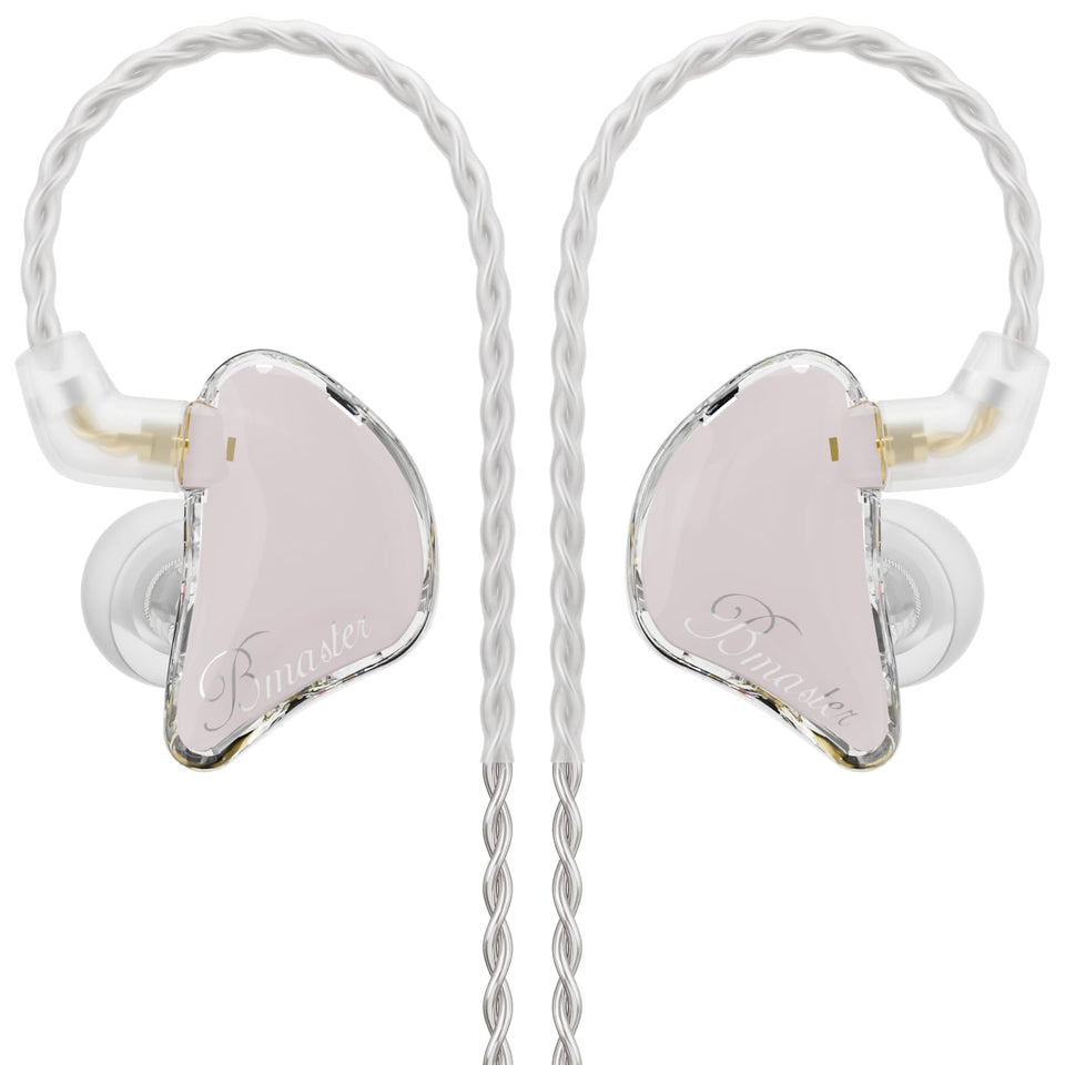 Generic BASN in-ear monitor close-up, lightweight design for long practice sessions.