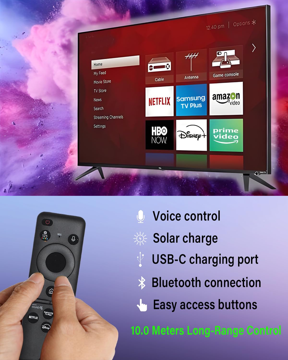 Generic BN59-01455A shortcut buttons for streaming shortcuts