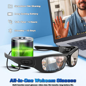 Generic Camera Glasses polarized UV400 lenses reduce glare on sunny days.