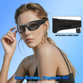 Generic Camera Glasses worn during hiking feel lightweight and versatile.