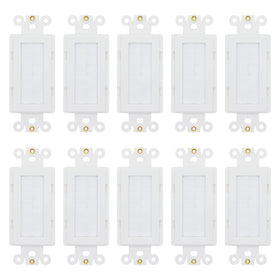 Generic Decorator Brush Passthrough Wall Plate for clean cable routing.