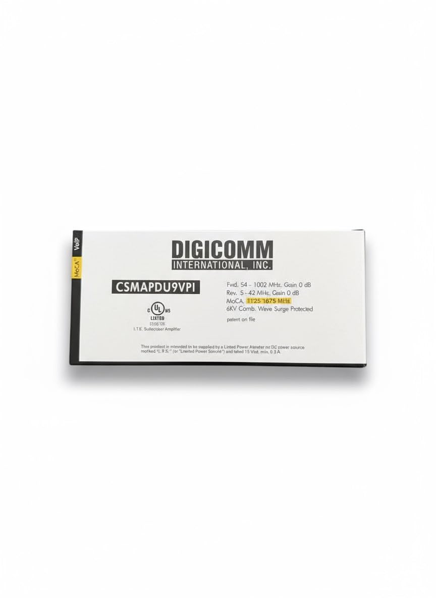 Generic Digicomm HomeConnect green LED status indicator for quick setup checks