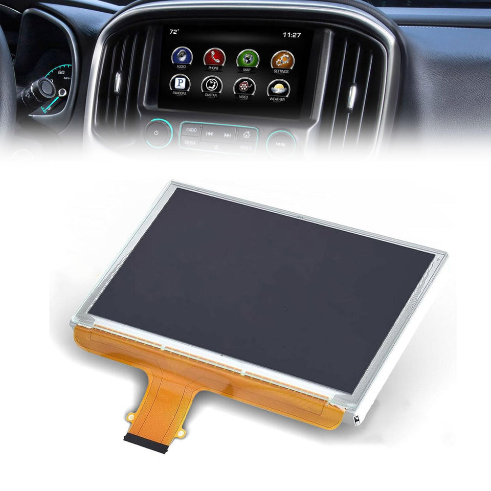 Generic DJ080PA-01A 8-inch display provides OEM-fit replacement for Chevy GMC radios.