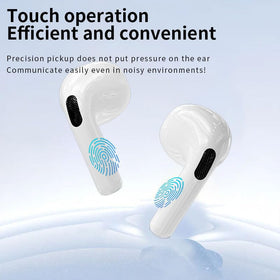Generic Earbuds Transparency Mode lets you hear surroundings while listening.