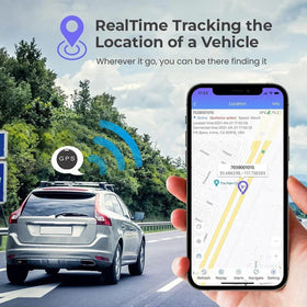 Generic EasyFind mini GPS tracker track playback shows location history