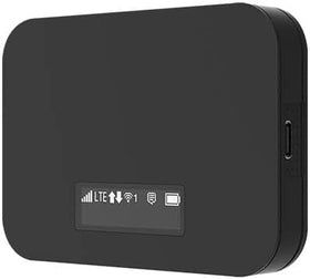 Franklin T10 hotspot side view, slim design ideal for travel and quick setup.