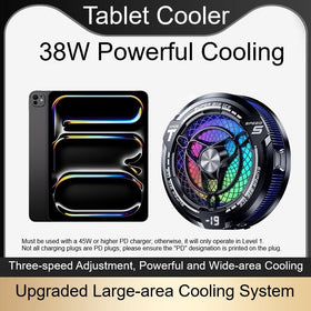 Generic FS12 38W tablet cooler magnetic fixation keeps it steady