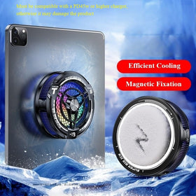 Generic FS12 38W tablet cooler temperature display shows live status