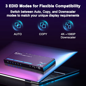 Generic audio ports showing TOSLINK and 3.5mm jack for flexible sound routing benefit