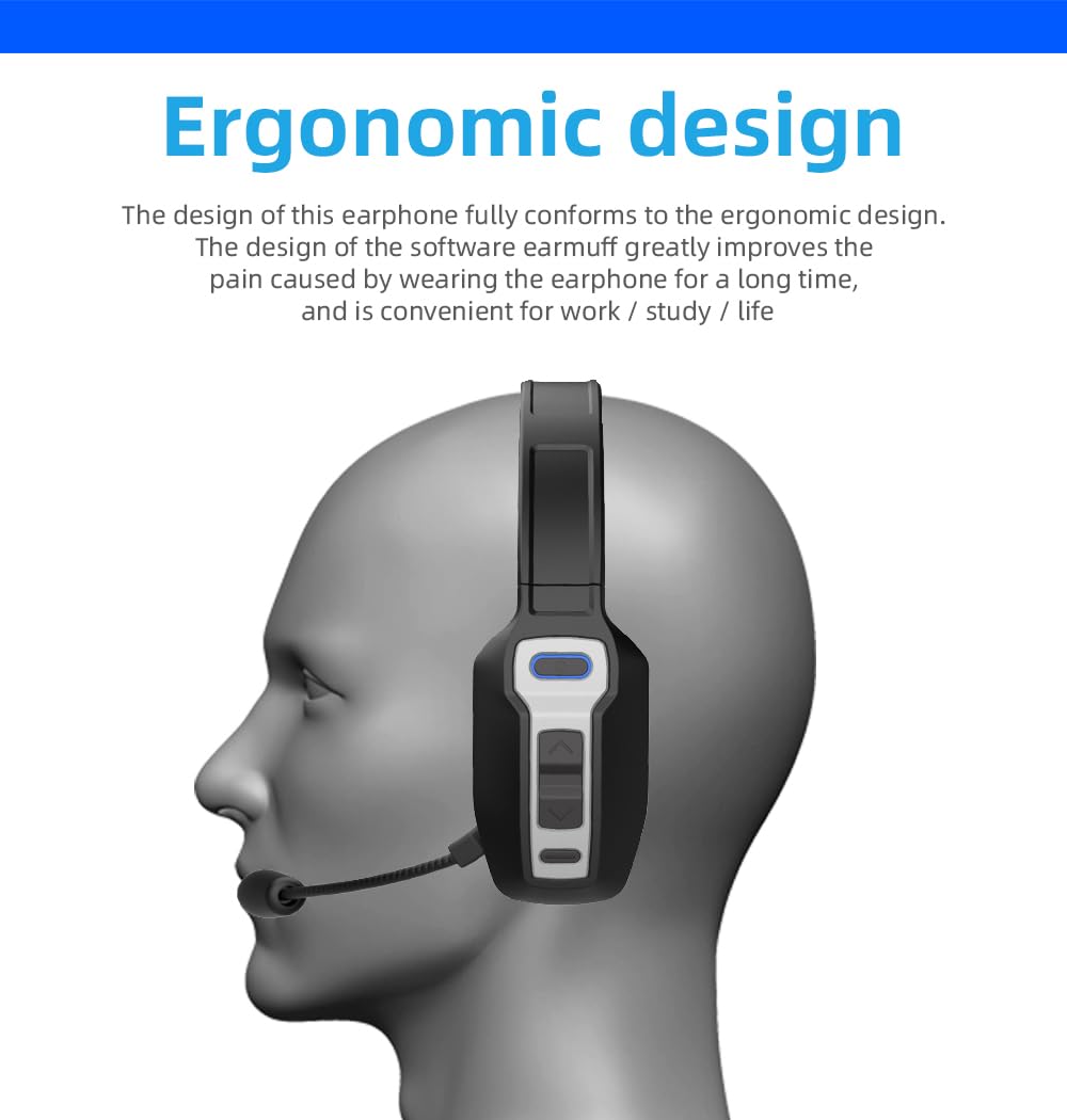 Generic headset folded for storage showing easy transport benefit
