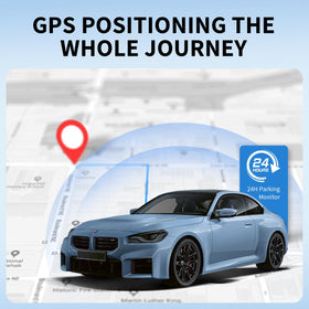 Generic lifestyle parked car monitoring illustrating parking mode security benefit