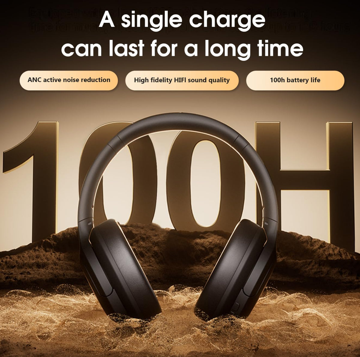 Generic MZYMI wireless over-ear headphones with soft padded earcups for comfort.
