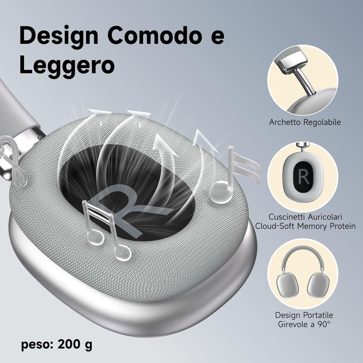 Generic P9 headphones fast charging extends listening time on the go.