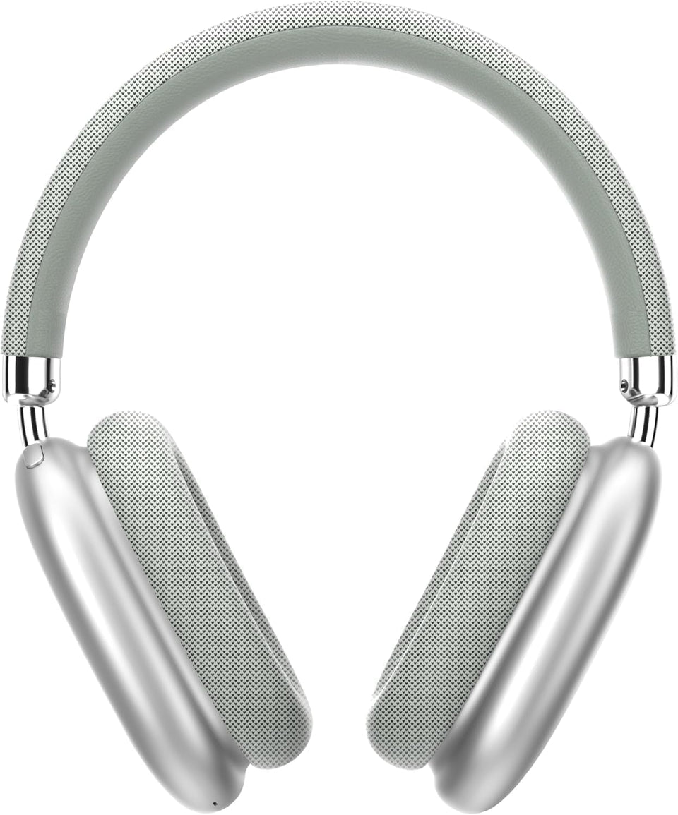 Generic P9 headphones front view showing comfortable over-ear fit and balanced audio.