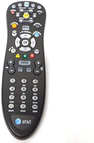 Generic replacement remote control for U-Verse S-series with easy TV and DVR navigation.