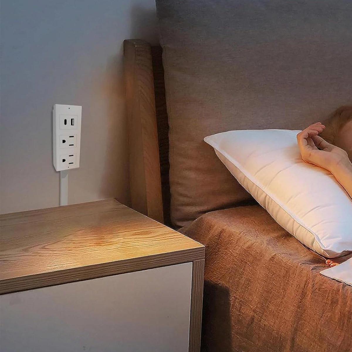 Generic extender with fire-resistant PC shell and surge protection