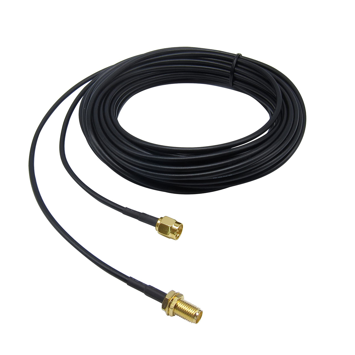 Generic SMA cable packaging showing included 33ft single coax benefit