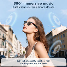 Generic Smart Sunglasses deliver HD audio with built-in mic for calls