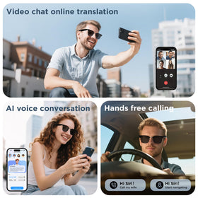 Generic Smart Sunglasses UV400 protection reduces glare for bright commutes