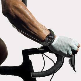 Generic Sport Loop band on Apple Watch Ultra 44mm — quick adjustments for runs.