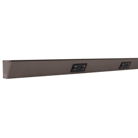 Generic Task Lighting TR Series angle power strip in bronze for under-cabinet use.
