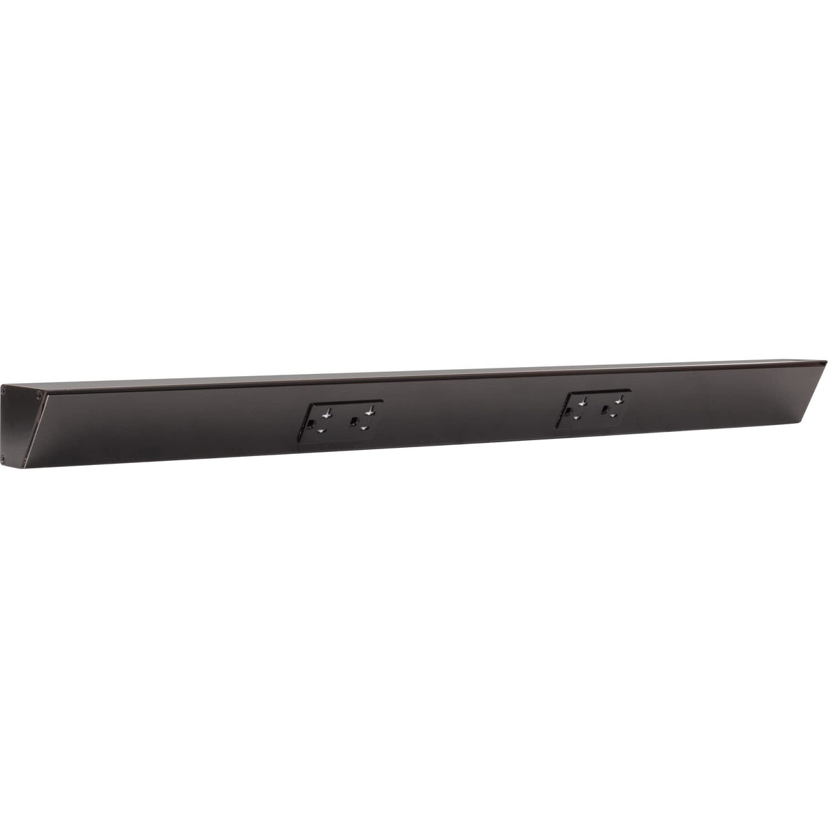 Generic TR Angle 30-inch under-cabinet power strip blends with cabinetry and offers easy access to outlets.