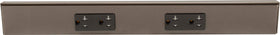 Generic TR Angle Power Strip with two receptacles in bronze for versatile desk or counter power.