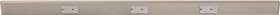 Generic TR Series under-cabinet angle power strip with satin nickel finish for easy access.