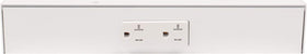 Generic TR Series angle power strip hidden wire setup enables clean, space-saving installations.
