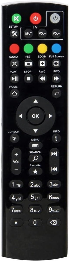 Generic Universal Super Box remote – front view shows easy setup and wide compatibility.