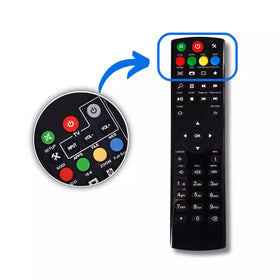 Generic Universal Super Remote Control compatibility diagram highlighting S1–S6 and Q1 Elite II.