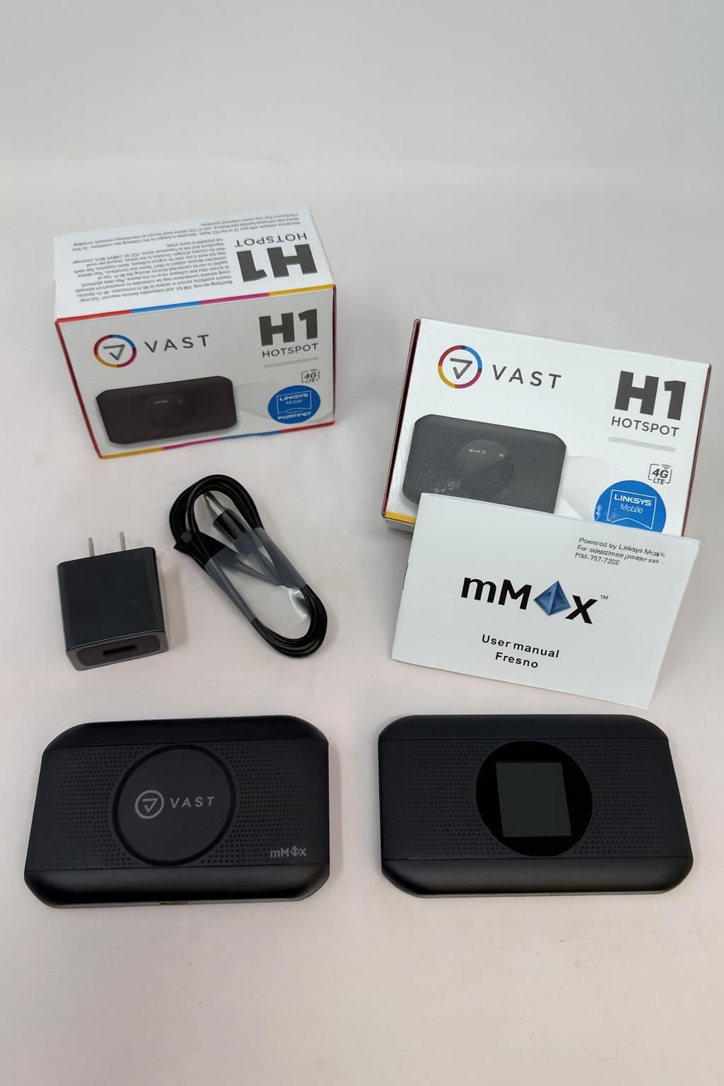 Generic Vast H1 packaging reveals open-box like-new condition.