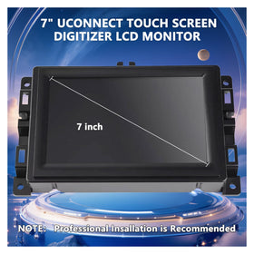Vehicle status and media display on the new Uconnect screen in Jeep Compass