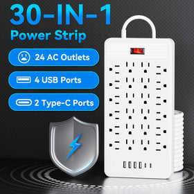 Generic vertical outlet layout designed to maximize space efficiency.
